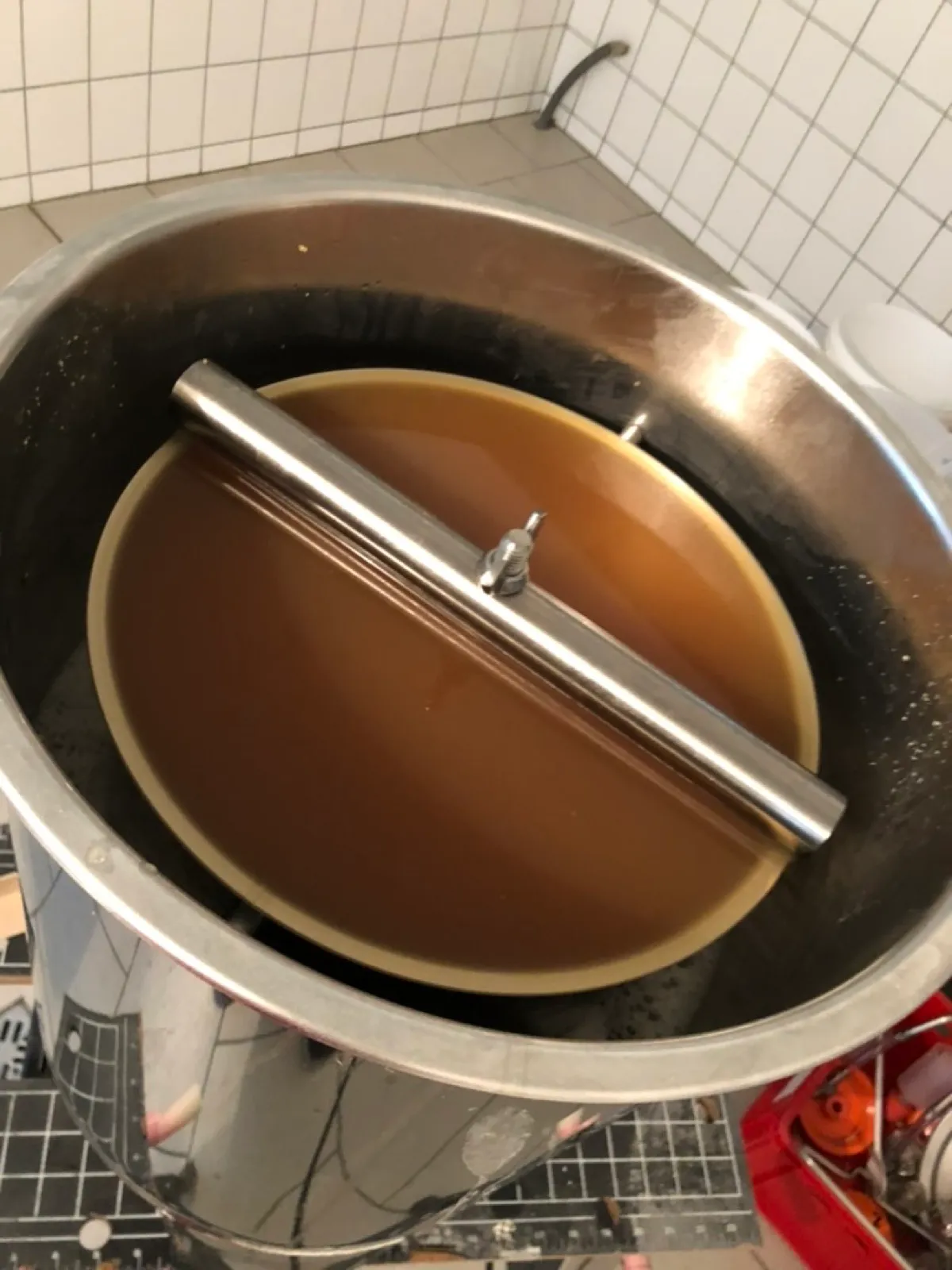 First wort in the kettle