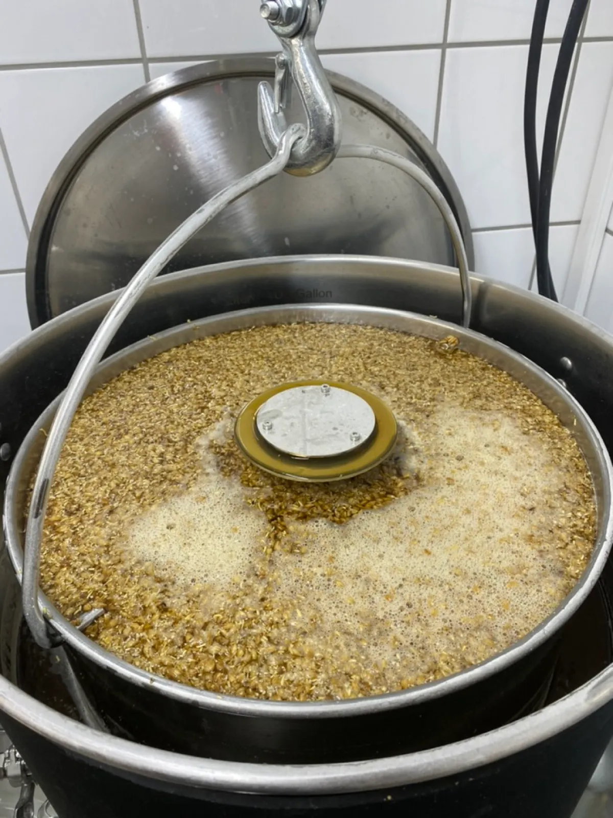 First mash in the B80