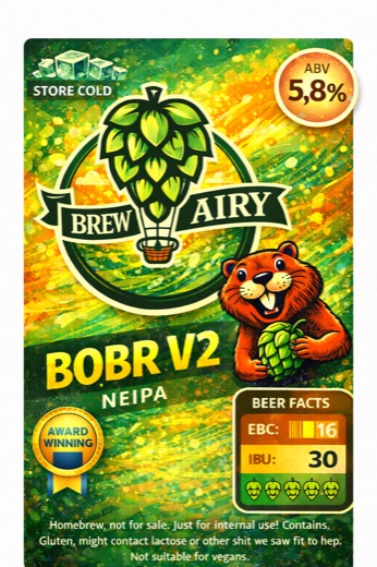 Bobr Neipa label